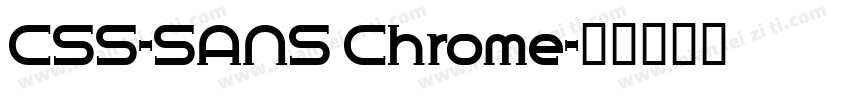 CSS-SANS Chrome字体转换